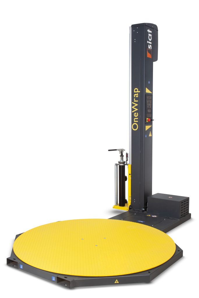 ONEWRAP Semi-Automatic Pallet Wrapper - circular stand